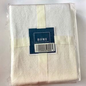 Home Reflections 100% Cotton Yarn Dyed Woven Blanket - King Pastel Yellow SALE!